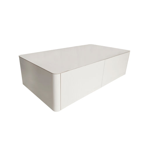 Mesa de centro 1.3 M Secrets, color blanco - SW40402