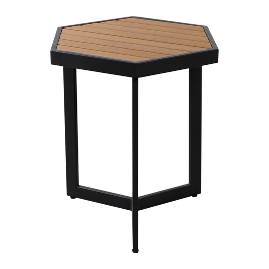 Mesa bistro Sesth de aluminio, color carbón- SESTH-CH