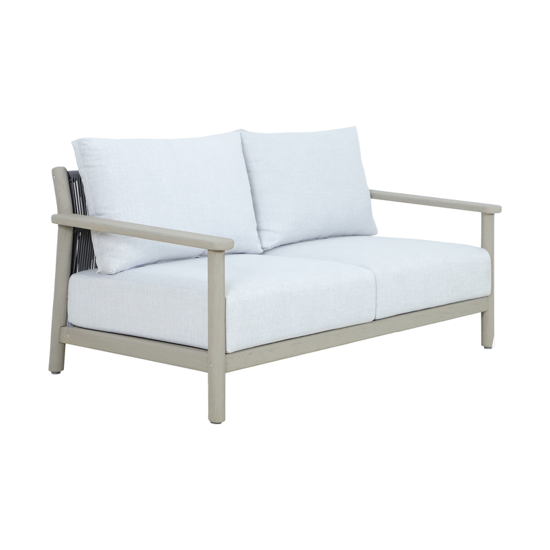 Cargue la imagen en el visor de la galería, Set doble Albi de madera +  mesa de centro color natural - HUC40852- HUC286201
