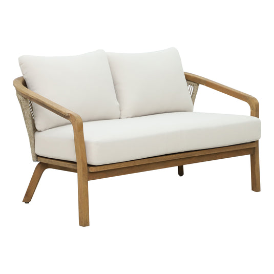 Set Doble de madera Sunday para interior y exterior color natural - HUC39966-DOB