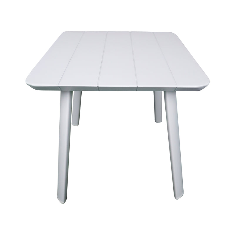 Load image into Gallery viewer, Set frio bistro sin reposabrazos + mesa bistro Aspen, para exterior, color blanco - BIS-FW-SMB-WH
