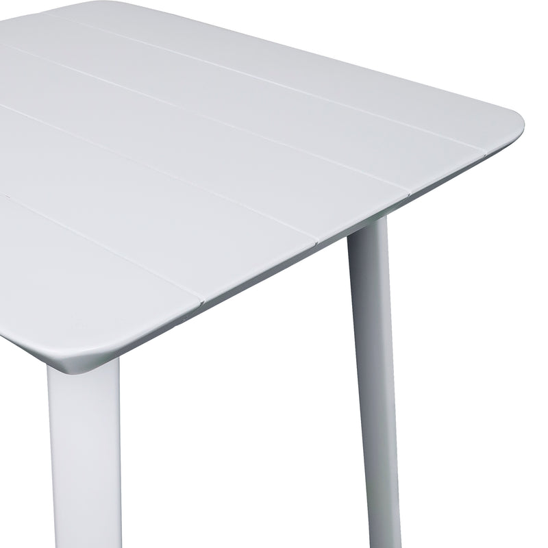 Load image into Gallery viewer, Set frio bistro sin reposabrazos + mesa bistro Aspen, para exterior, color blanco - BIS-FW-SMB-WH
