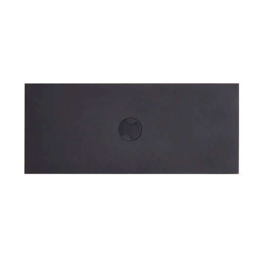 Set Fogata rectangular de exterior de gas LP color gris oscuro con tapa de gas LP y parabrisas - PDF200152B-360-109B