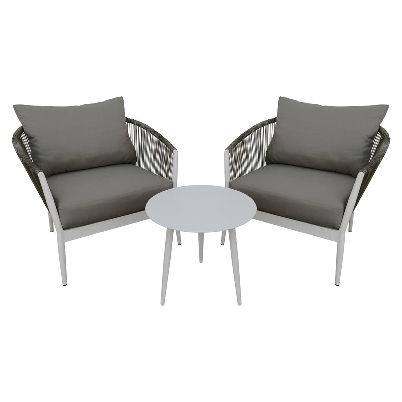 Cargue la imagen en el visor de la galería, SET MESA BISTRO SYROS + 2 SILLONES MAKNESS
