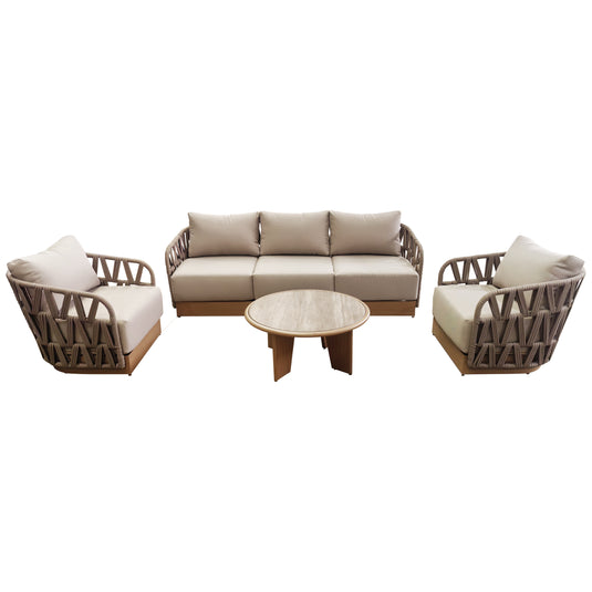 Set triple Paraiso color natural - GLA6351823KD