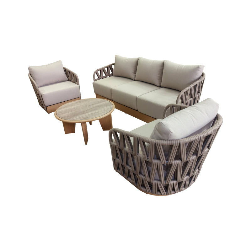 Cargue la imagen en el visor de la galería, Set triple Paraiso color natural - GLA6351823KD
