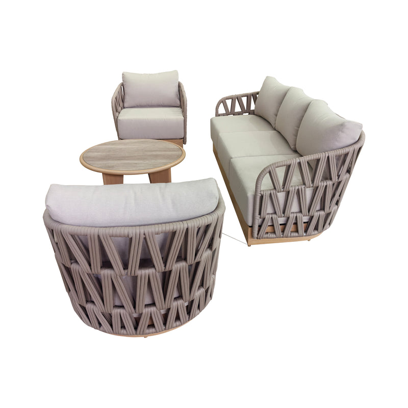 Cargue la imagen en el visor de la galería, Set triple Paraiso color natural - GLA6351823KD
