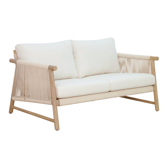 Set Zulu 3+2 de madera color natural - 3+2HUC40358-HUC40359