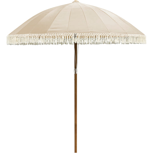 Sombrilla de Flequillo Shangai color Beige - SHANGAI-BE