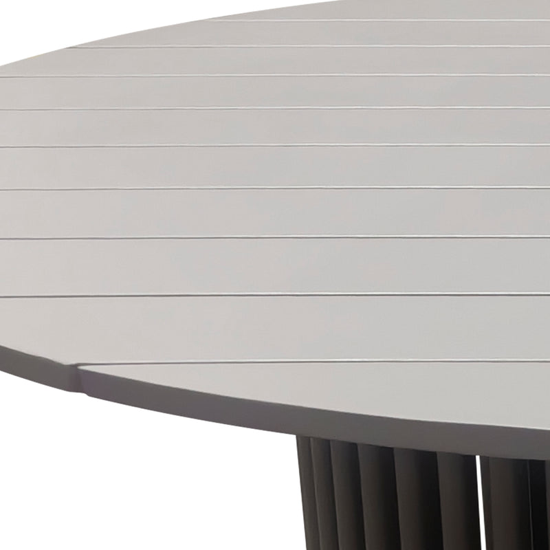 Cargue la imagen en el visor de la galería, Mesa de Comedor redonda Shangrila 1.53M color gris - GL3AQ59315
