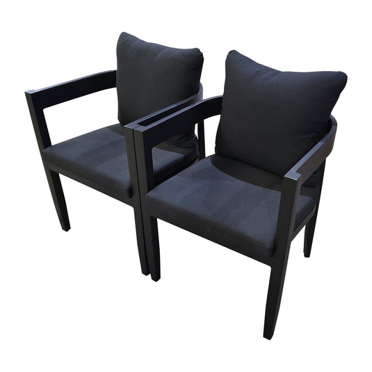 Silla para interior y exterior ALARCON color carbón - GL3A554210