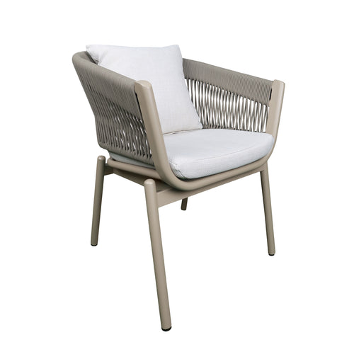 Silla de Lazo Andy EQ para Exterior e Interior Color Champagne - 2200077