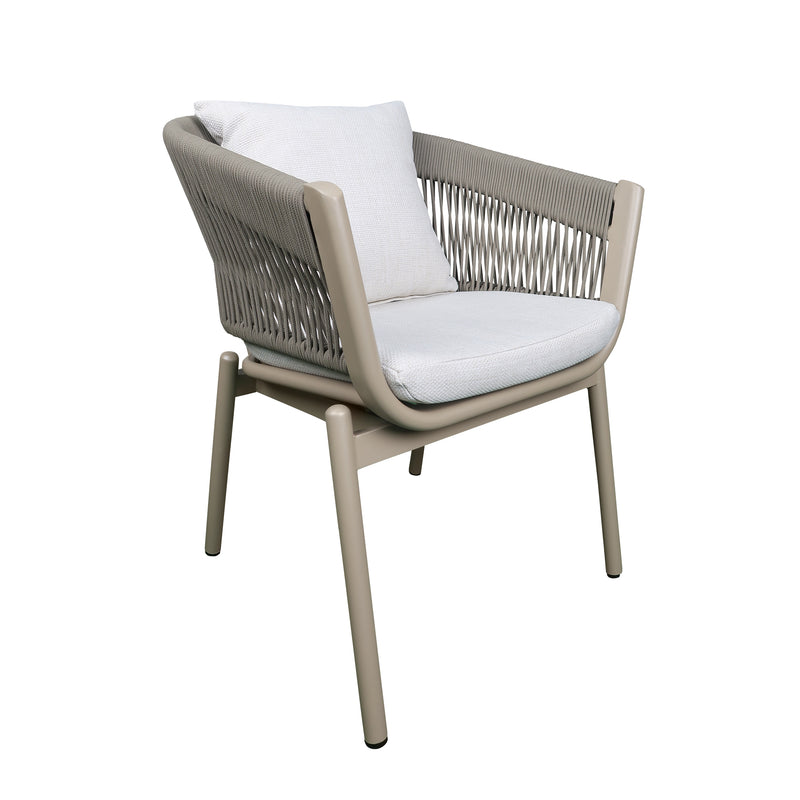 Cargue la imagen en el visor de la galería, Silla de Lazo Andy EQ para Exterior e Interior Color Champagne - 2200077
