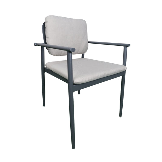 Silla de aluminio CLAZE color carbón - GL3A631610