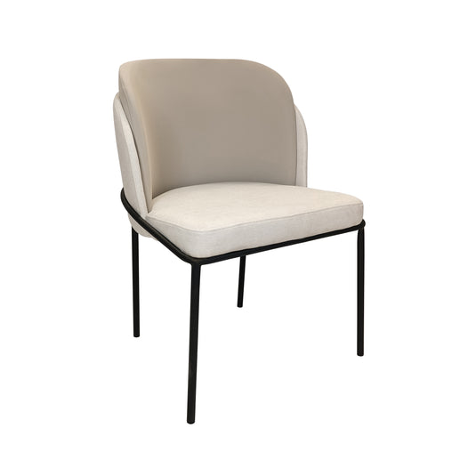 Silla de Interior Hilda color blanca/gris claro - CA5110