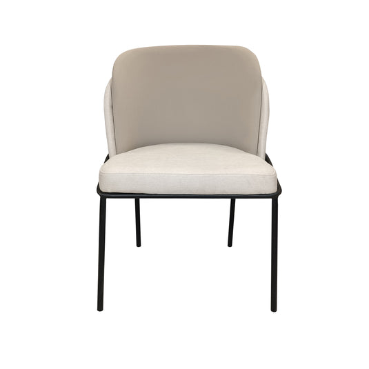 Silla de Interior Hilda color blanca/gris claro - CA5110