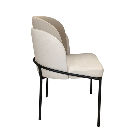 Silla de Interior Hilda color blanca/gris claro - CA5110