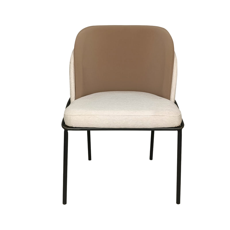 Cargue la imagen en el visor de la galería, Silla de Interior Hilda color beige/ café - CA5111
