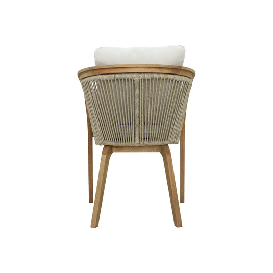 Silla de madera Sunday para interior y exterior color natural - HUC39968