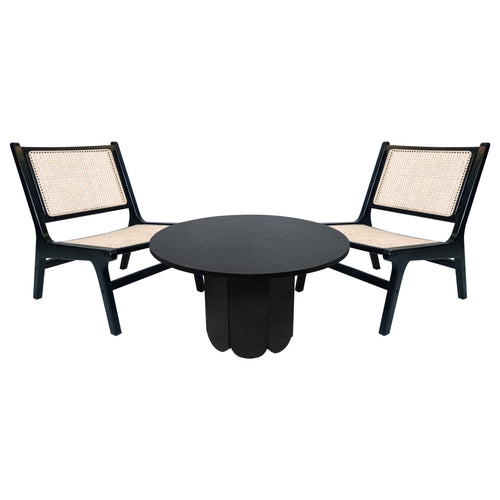 Set Bistro para interior y exterior BD60B + Silla XN2001BLK