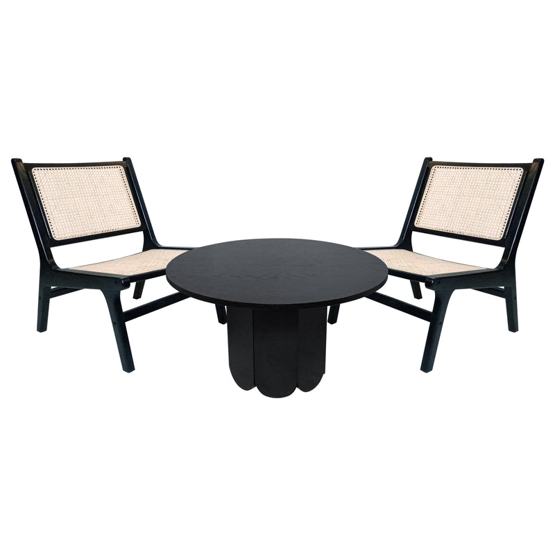 Cargue la imagen en el visor de la galería, Set Bistro para interior y exterior BD60B + Silla XN2001BLK
