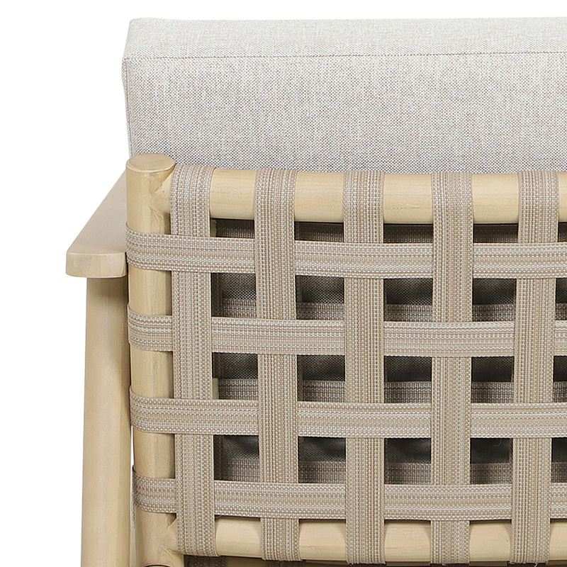 Cargue la imagen en el visor de la galería, Sillón Individual Sophie Strap color natural - HUC40759
