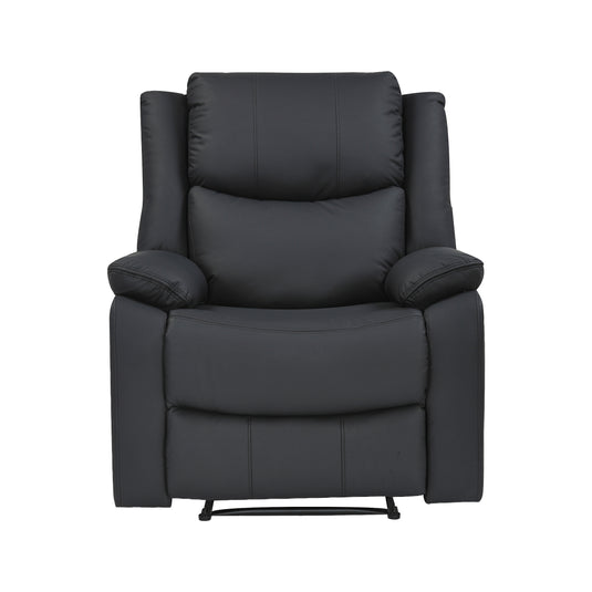 Sillón individual Reclinable manualmente 51050 color negro - 51050