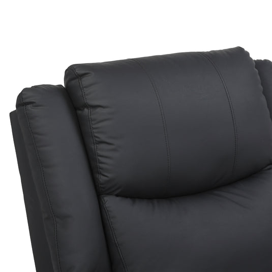 Sillón individual Reclinable manualmente 51050 color negro - 51050