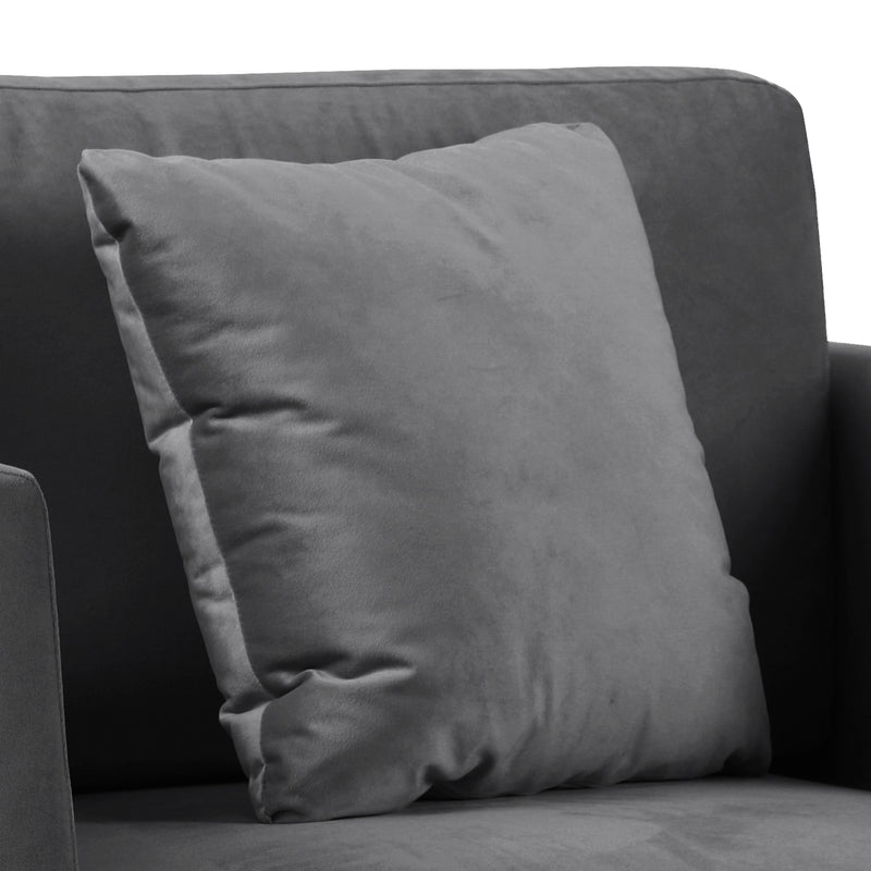 Cargue la imagen en el visor de la galería, Sillón de interior moderno Siva color gris oscuro - 76436
