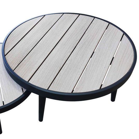 Set de media luna SJ24 para exterior, color carbón - SJ24314-4