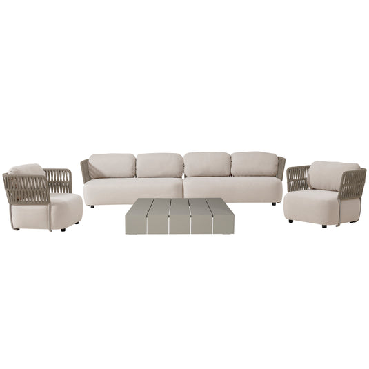 Set SOFT Modular de 4 Plazas color Beige - SOFT-BEIGE4