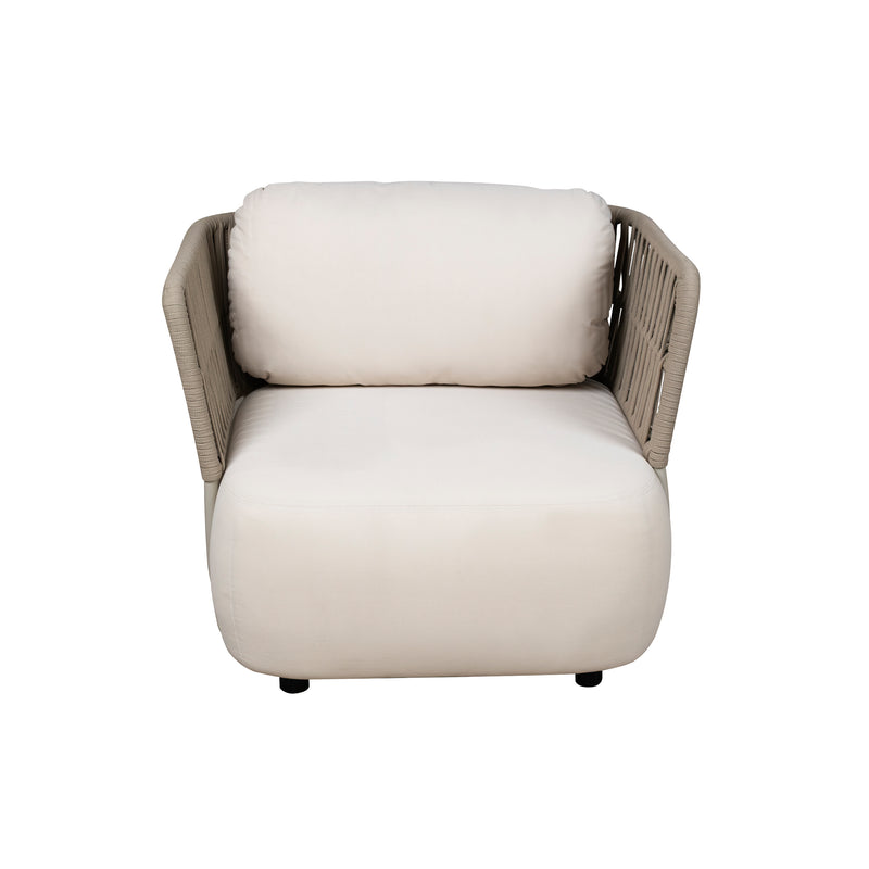 Cargue la imagen en el visor de la galería, Set modular con puff SOFT Luxury ,7 Piezas color beige - SOFTLUX-BEIGE
