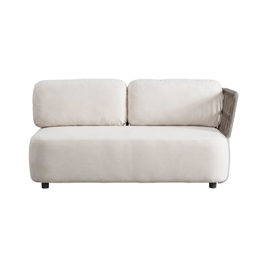 Double Arm Sofa Left Soft Ivory Color - AC30032L-IVORY