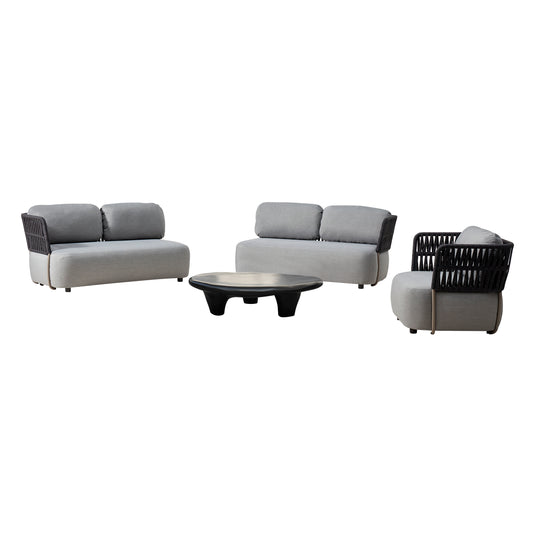 Set modular Duo Soft gris + mesa Drimer carbón - SOFTDUO-DRIM