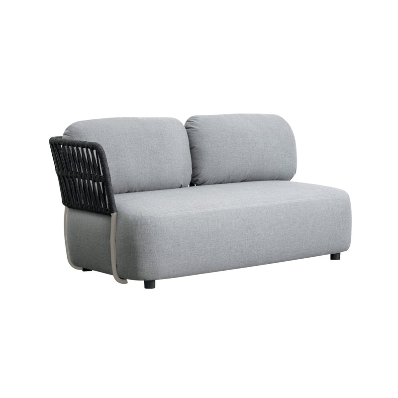Cargue la imagen en el visor de la galería, Set modular Duo Soft gris + mesa Drimer carbón - SOFTDUO-DRIM
