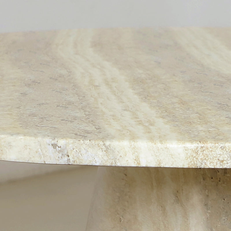 Load image into Gallery viewer, SONOMA 1.5M Round Indoor/Outdoor Dining Table, Marble Style - HUC28454

