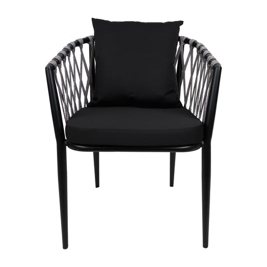 Silla  de Lazo para Exterior e Interior Color Negro SONTA 123 - ZF123