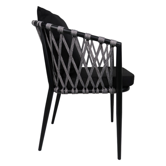 Silla  de Lazo para Exterior e Interior Color Negro SONTA 123 - ZF123