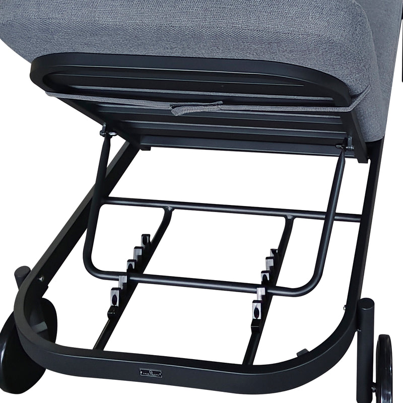 Cargue la imagen en el visor de la galería, Camastro Srilanka color Carbón - GLA22378KD
