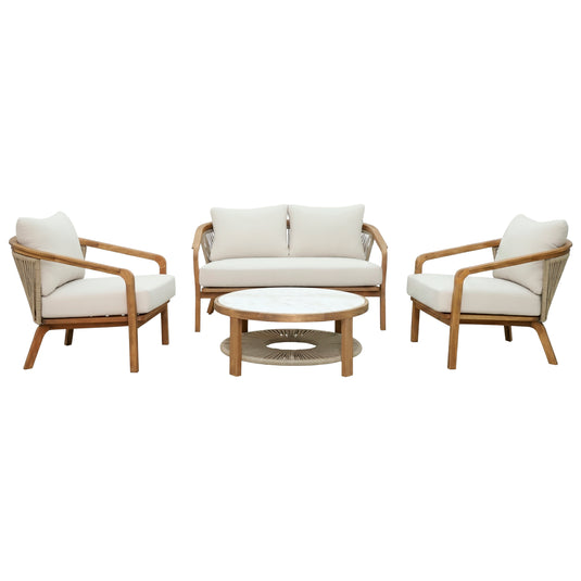 Set doble Sunday con mesa de centro color natural - HUC39966-DOB-CMC