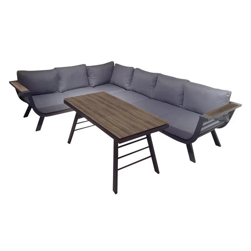 Sala  para Exterior e Interior de Aluminio  Color Carbon FRIO CORNER-CSO30145AA3