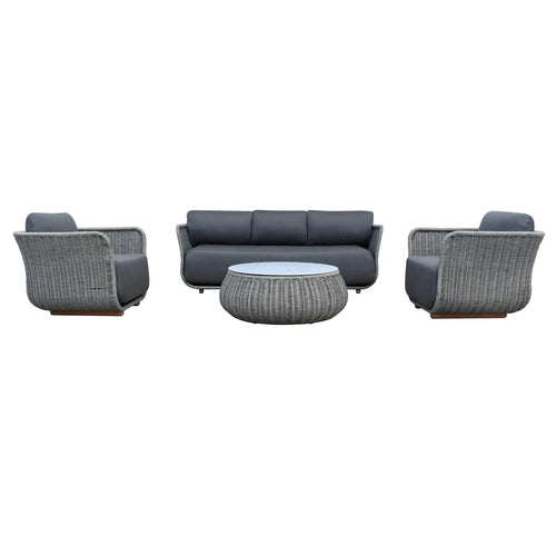 Sala para Exterior e Interior de Aluminio  Color Carbon-SUNDOWN TRIPLE-SUN04TRI