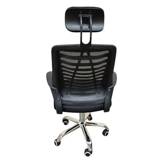 Black Aluminum Indoor Desk Chair TROL-TROL-SLO-116