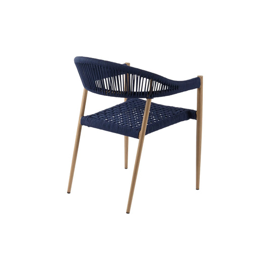 Silla de Lazo para Exterior e Interior Color Azul- MONA 6425 CasaEaster