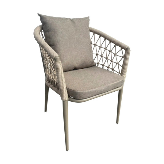 Bow Chair for Outdoor and Indoor Color Beige GAZIT-8808 