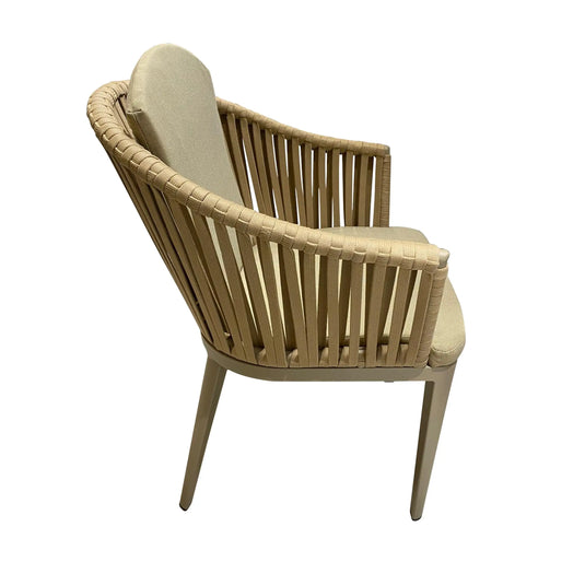 Bow Chair for Outdoor and Indoor Color Champagne NAPOLEON-15A6 