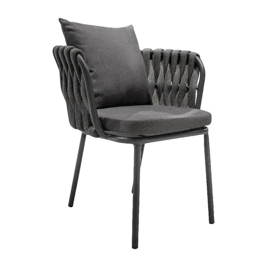 Bow Chair for Outdoor and Indoor Color Dark Gray BURJ1091-ZF008 