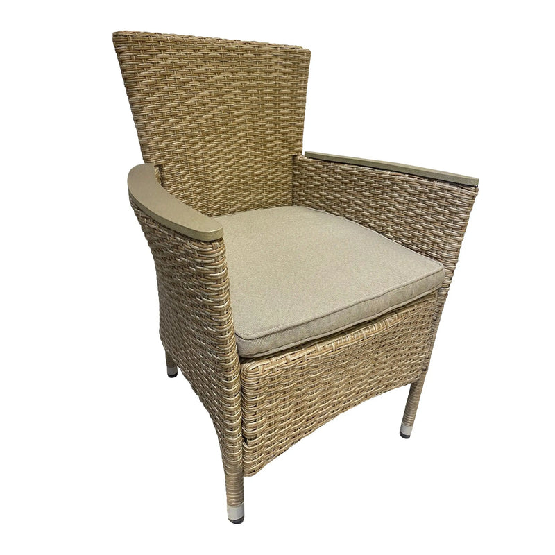 Cargue la imagen en el visor de la galería, Silla de Rattan para exterior e interior BRIGTON -SB-8252-S CasaEaster
