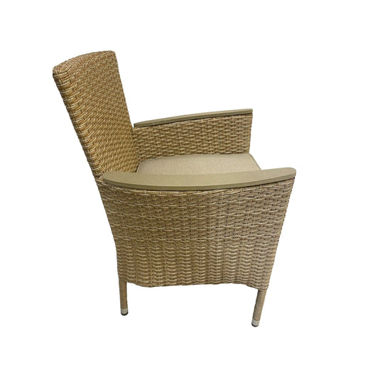 Silla de Rattan para exterior e interior BRIGTON -SB-8252-S CasaEaster