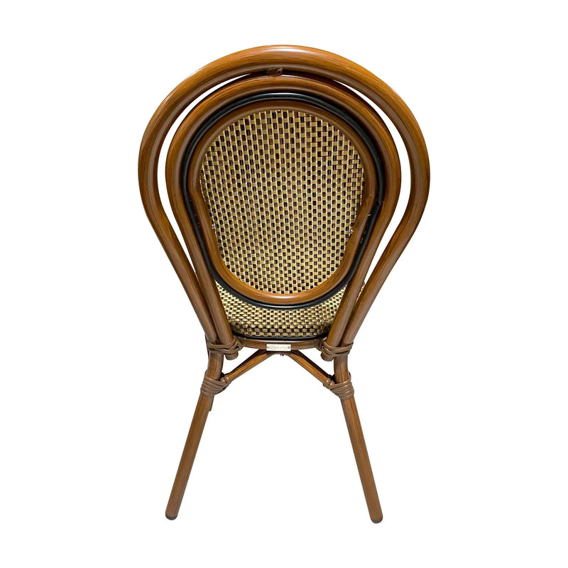 Cargue la imagen en el visor de la galería, Silla de Rattan para exterior e interior Color Amarillo ITALIA-1400
